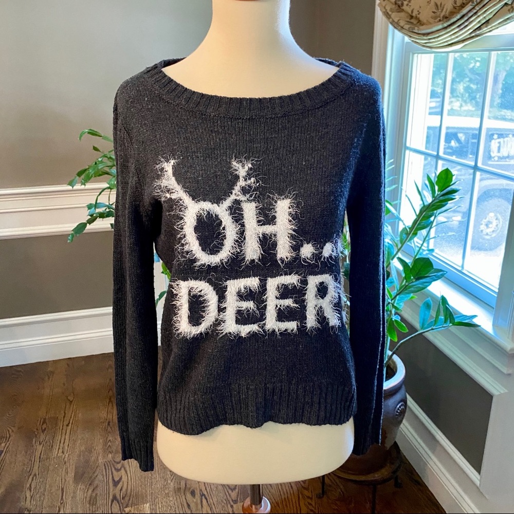 “Oh Deer” Novelty (Christmas) Sweater